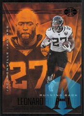 2020 Illusions Football Leonard Fournette Jaguars Orange Parallel #67